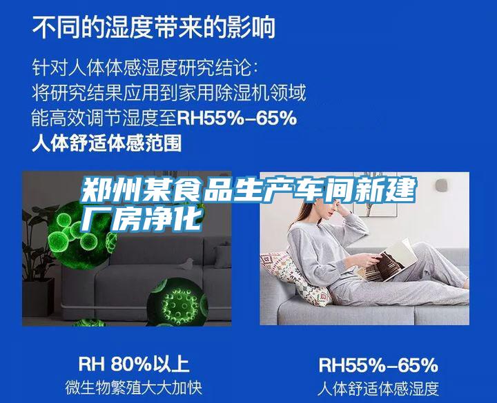 亚洲人成综合第一网站 郑州某食品生产车间新建厂房净化
