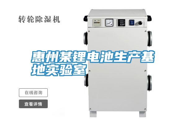 亚洲人成综合第一网站 惠州某锂电池生产基地实验室